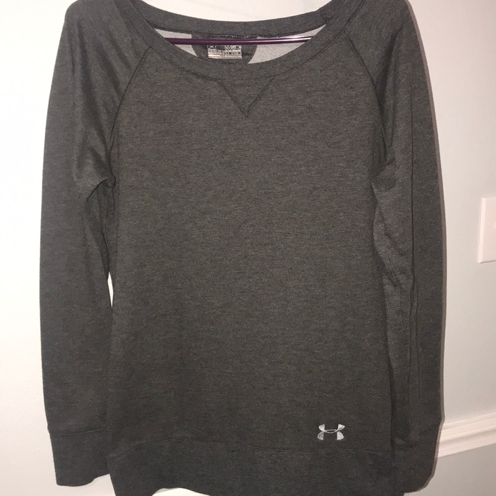 Grey Under Armour semifitted sweatshirt